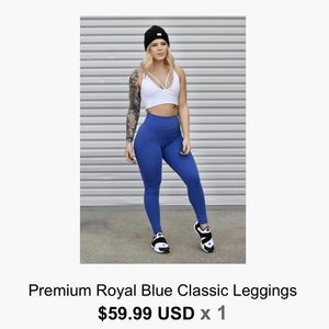 PREMIUM ROYAL BLUE Classic Leggings